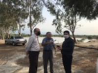 بازدید مدیرکل شیلات مازندران و رییس پژوهشکده اکولوژی دریای خزر از مزرعه 100 هکتاری آقای حسینی در شمال بهشهر